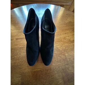 Stuart Weitzman Black Suede Heels